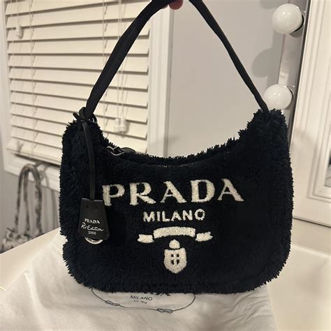 prada fuzzy purse|farfetch Prada bags.